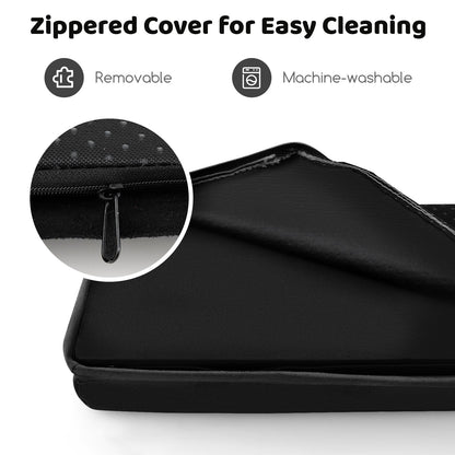 210 CM Folding Balance Beam with Removable Suede Cover and Non-slip Bottom