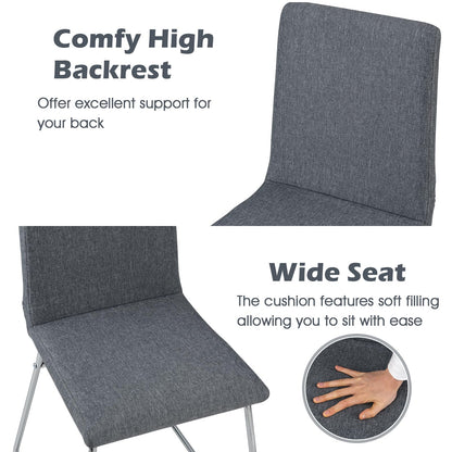 Upholstered Dining Chairs Set of 2 Kitchen Dinner Chairs