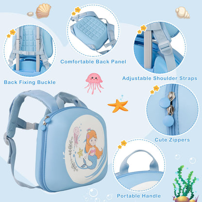 4Pcs Kids Luggage Set Toddler Carry On Luggage Set for Travel School