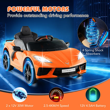 12V Electric Kids Ride On Car with Remote Control and Lights