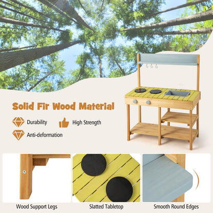 Outdoor Mud Kitchen Set with Removable Water Box