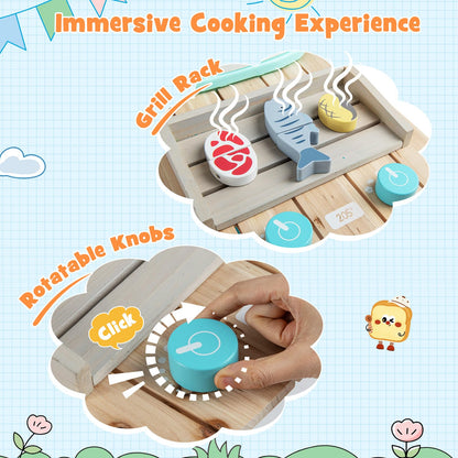 Mud Kitchen, Outdoor Kids Play Kitchen with Removable Sink