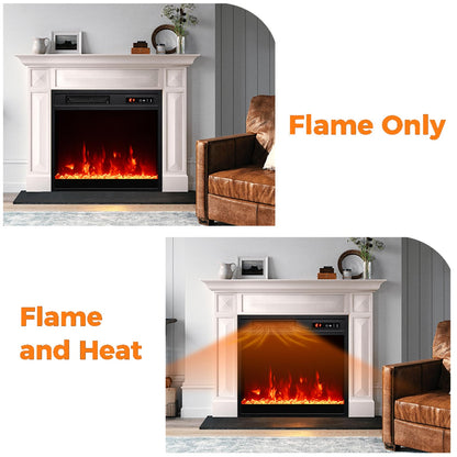 18” Electric Fireplace Insert 750W/1500W Fireplace Heater