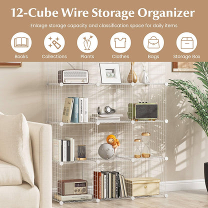 12 Wire Cube Storage Unit