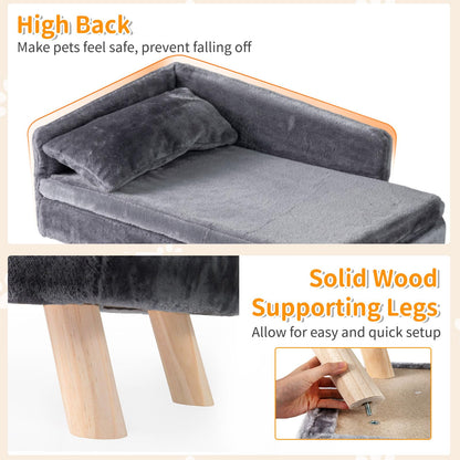 Elevated Pet Bed for Medium and Small Dogs Puppies Cats Kittens