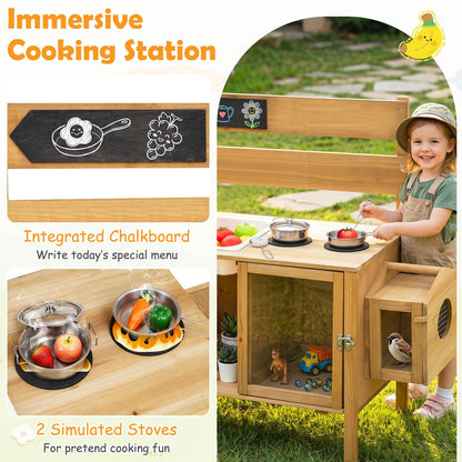 Mud Kitchen, Outdoor Kids Play Kitchen
