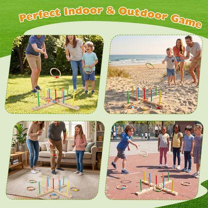 Indoor Outdoor Portable Throwing Game Toy for Beach Backyard Picnic Party