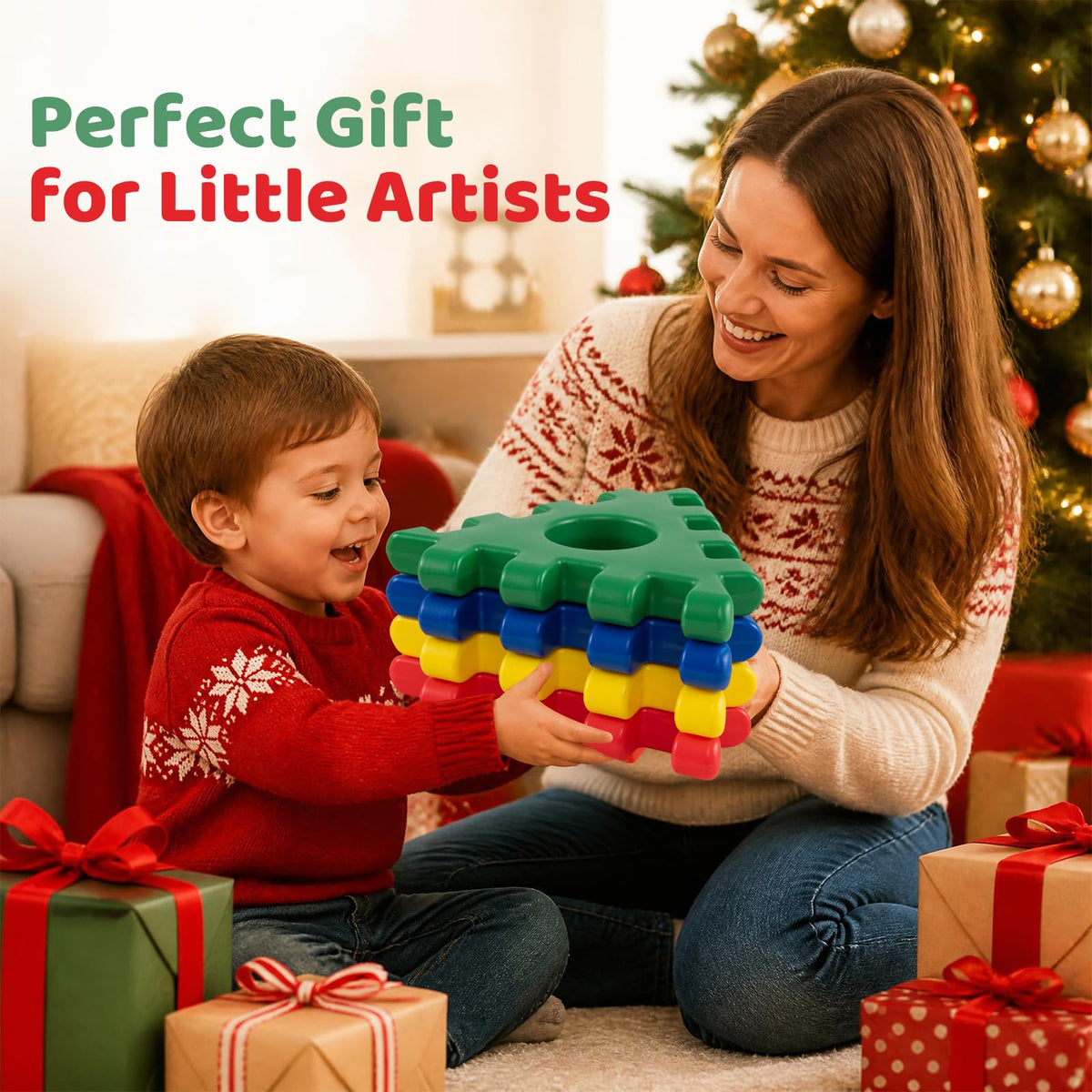 32 Pieces Jumbo Building Blocks for Kids