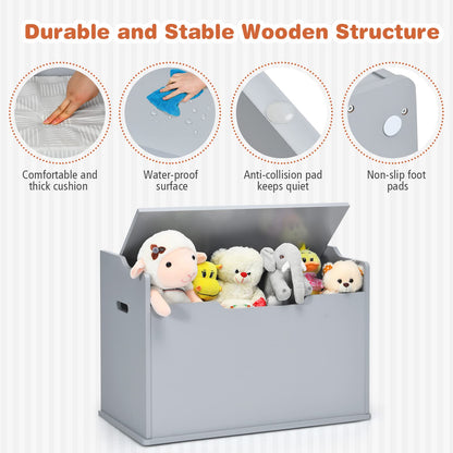 Kids Bench and Storage Chest with Cushion