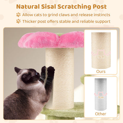 Cat Tree, Multi-Layer Cats Tower with Padded Plush Perch