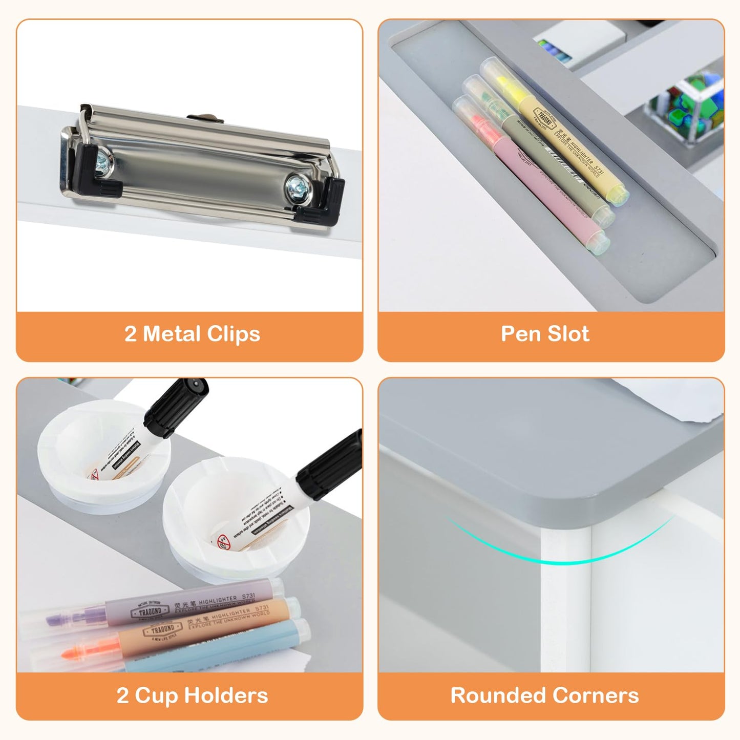 Kids Art Easel Table and Bench Set with Adjustable Easel and Bookshelf