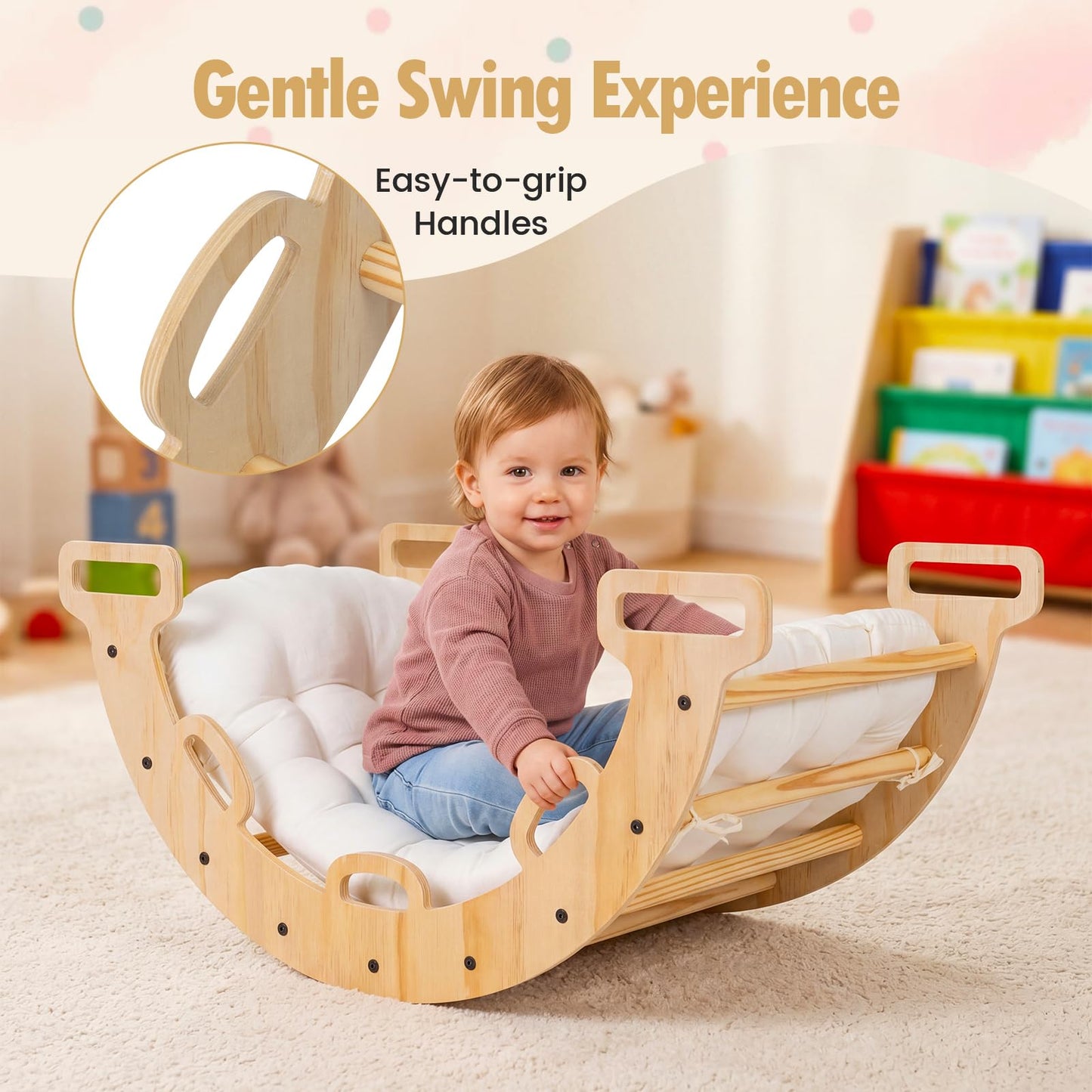 3 in 1 Montessori Kids Climbing Rocker