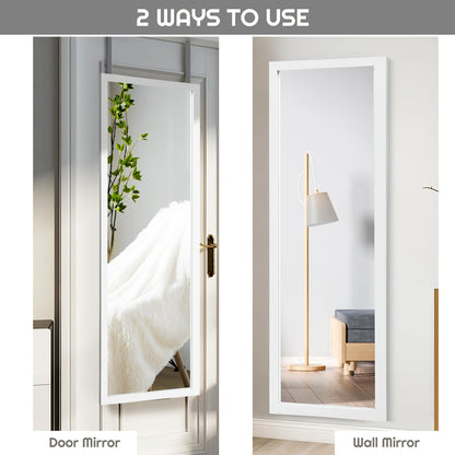 Full Body Mirror Wall Mounted Dressing Mirror for Bedroom