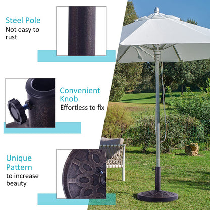 45 x 45 x 33cm Outdoor Heavy Duty Umbrella Stand Holder