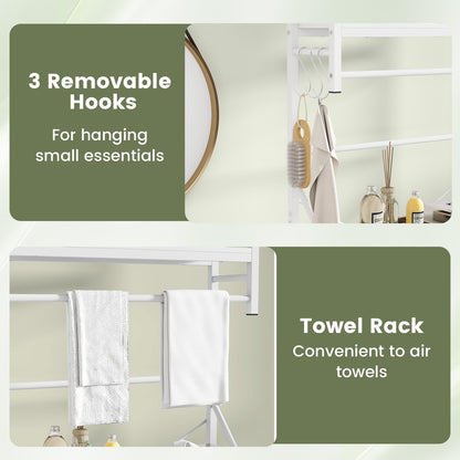 Freestanding Bathroom Space Saver Toilet Organizer