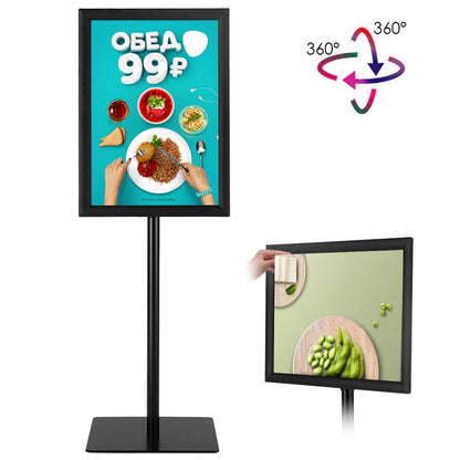 Height Adjustable Rotatable Poster A3 Information Stand