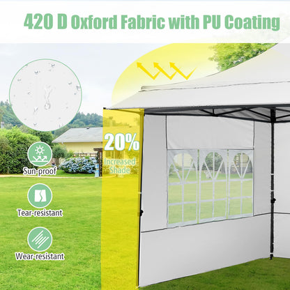 3m x 3m Pop up Canopy Tent, Outdoor Gazebo Instant Canopy