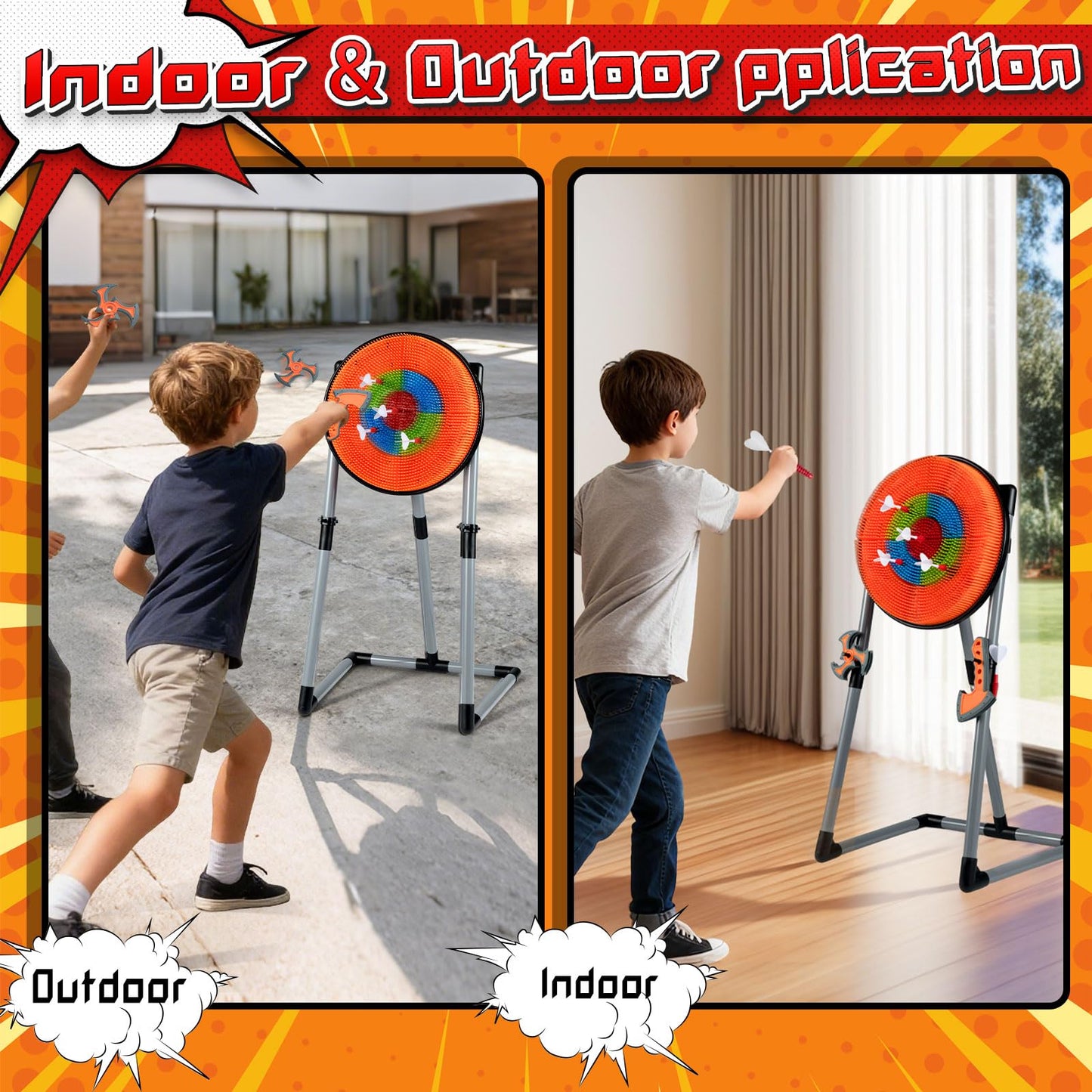 3 in 1 Throwing Target Set Activity Carnival Games for Kids