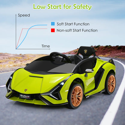 12V Battery Powered Electric Vehicle with Remote Control and LED Lights