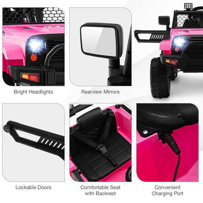 12V Kids Ride on Car with Remote Control and Music