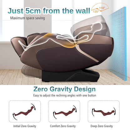 Full Body Electric Zero Gravity Massage Recliner with Foot Roller