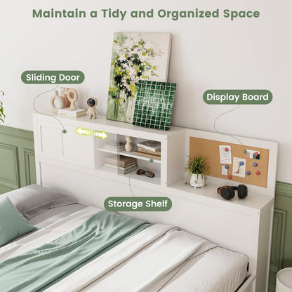 Daybed Frame with 3 Storage Drawers