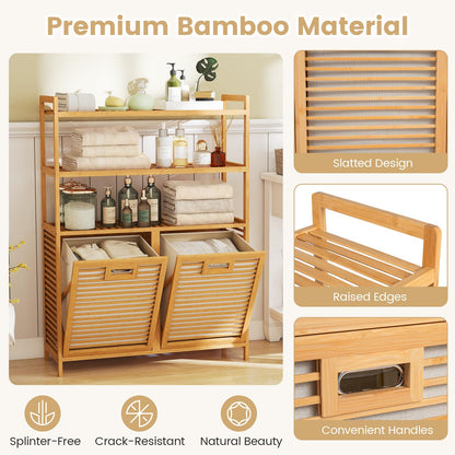 Tilt Out Laundry Basket, Pull Out Laundry Hamper Cabinet