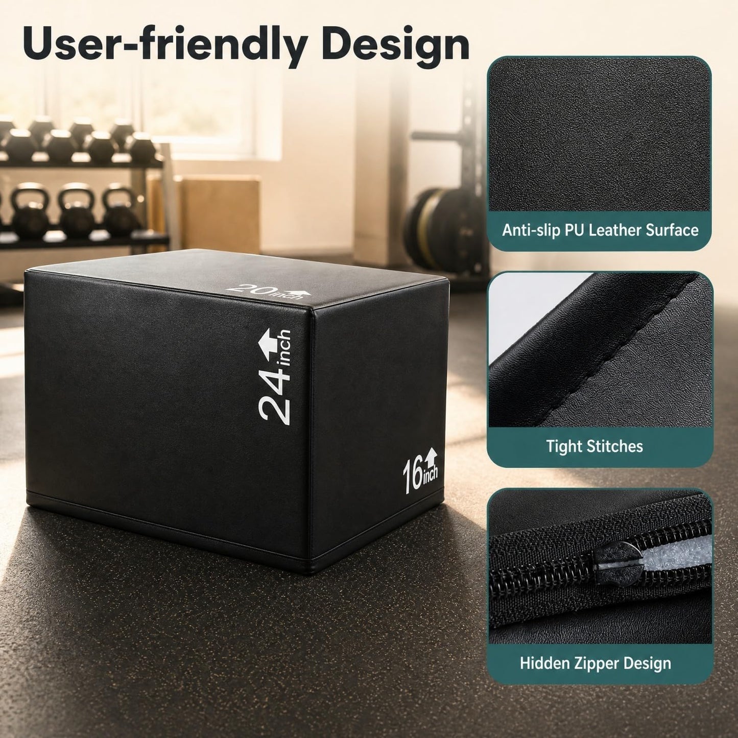 3 In 1 High Density Foam Plyometric Box