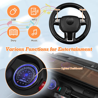 2 Seater Ride On Car with Remote Control and Horn for Boys and Girls