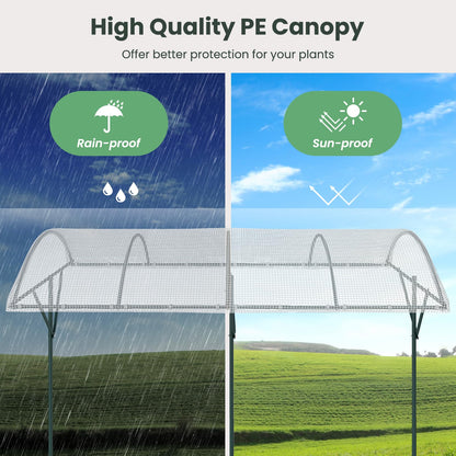Outdoor Metal Tomato Stand, 246cm Climbing Vegetables Fruits Flowers Shelter