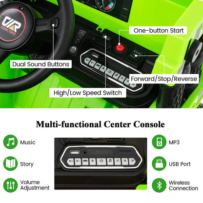 12V Kids Ride on Dump Truck with Electric Dump Bed