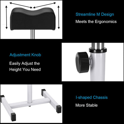 Adjustable Pedicure Manicure Footrest Salon Spa Tool