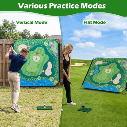 Large Golf Chipping Game Set for Adults & Kids