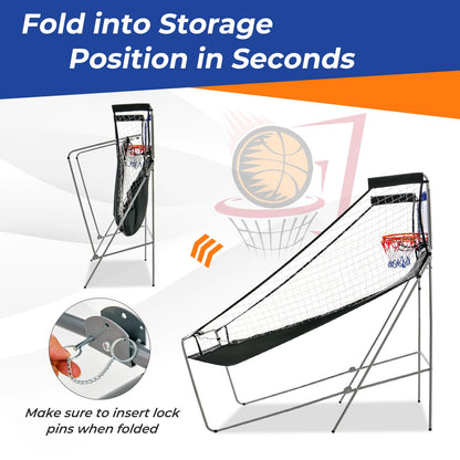 Basketball Arcade Game Indoor for 2 Players