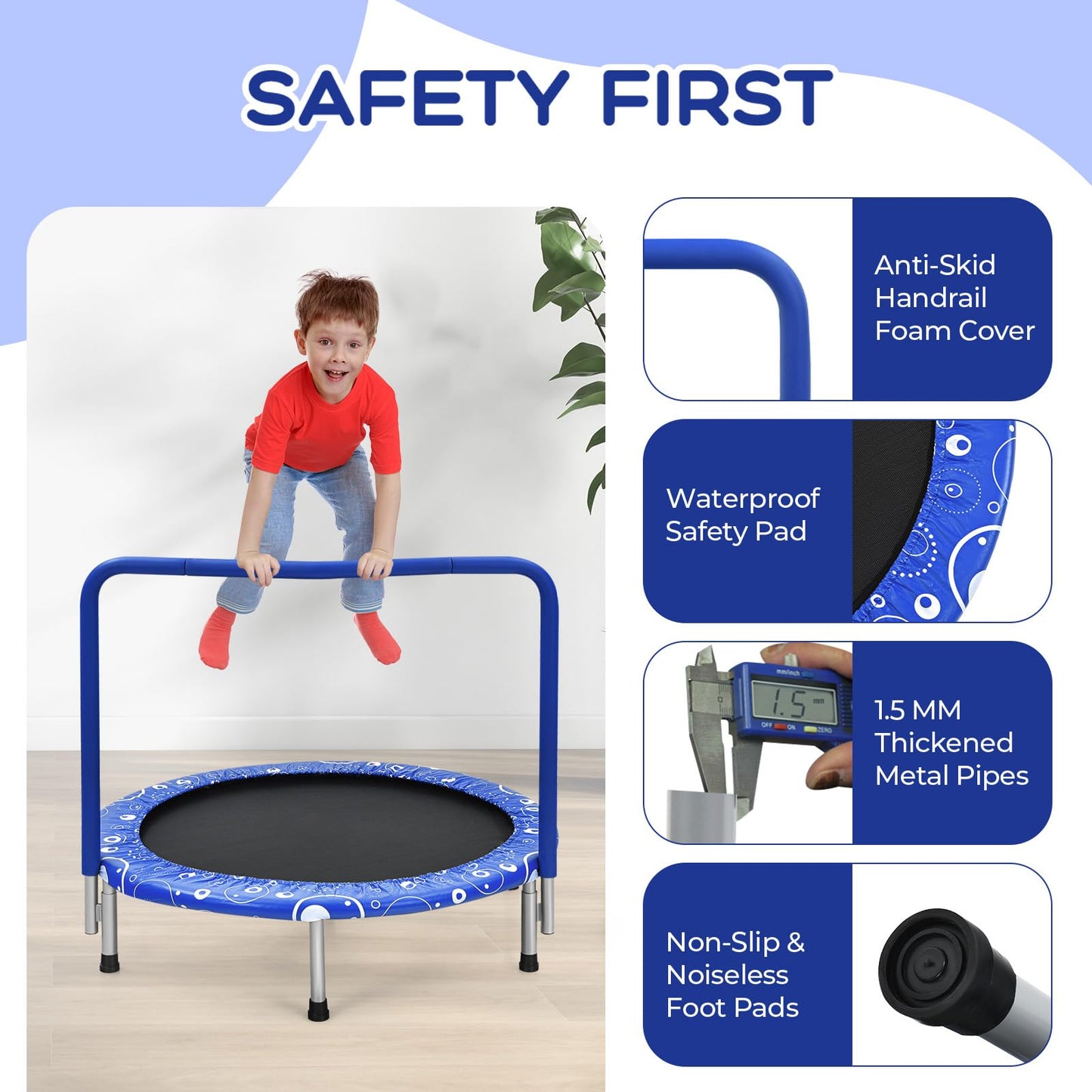 Kids Trampoline with Handle