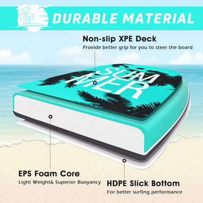 37'' Bodyboard, Lightweight Body Board with EPS Core, XPE Deck