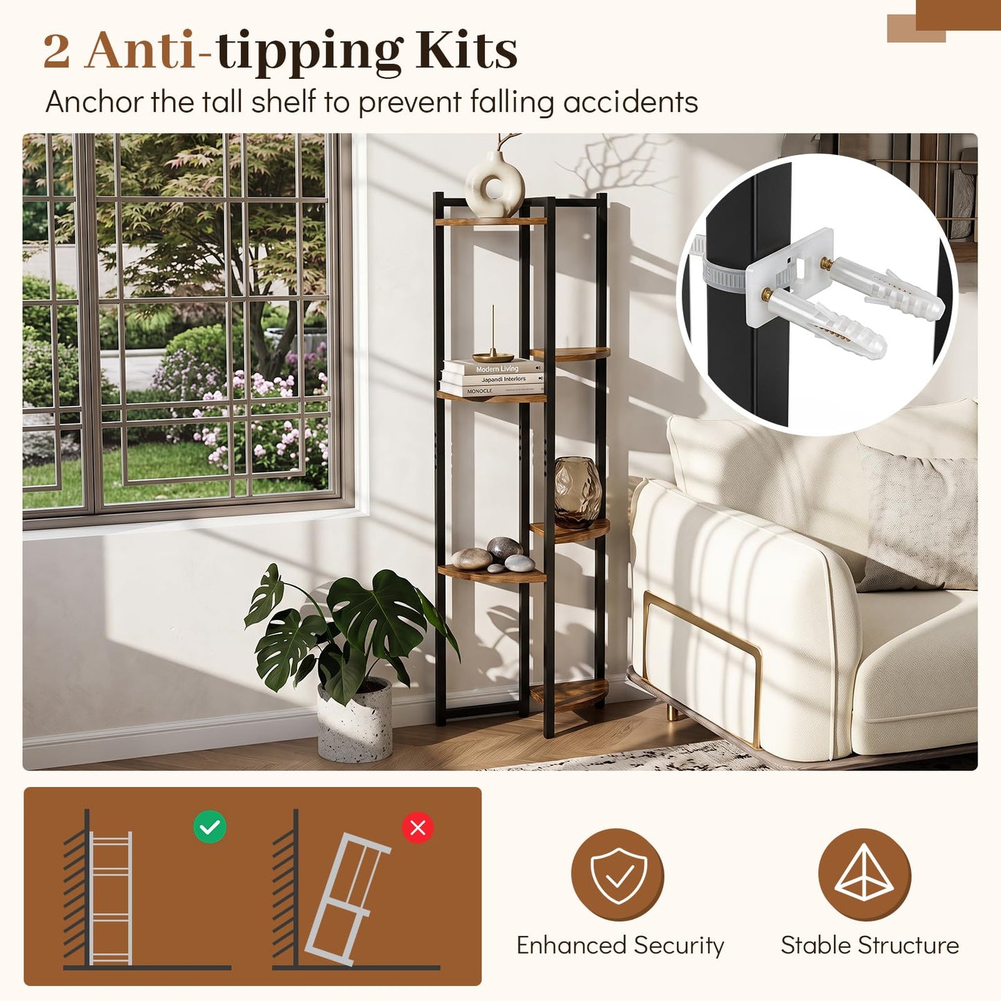6-Tier Plant Stand, Flower Rack Storage Shelf