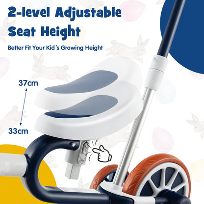 4-in-1 Multifunctional Kids Training Balance Trike