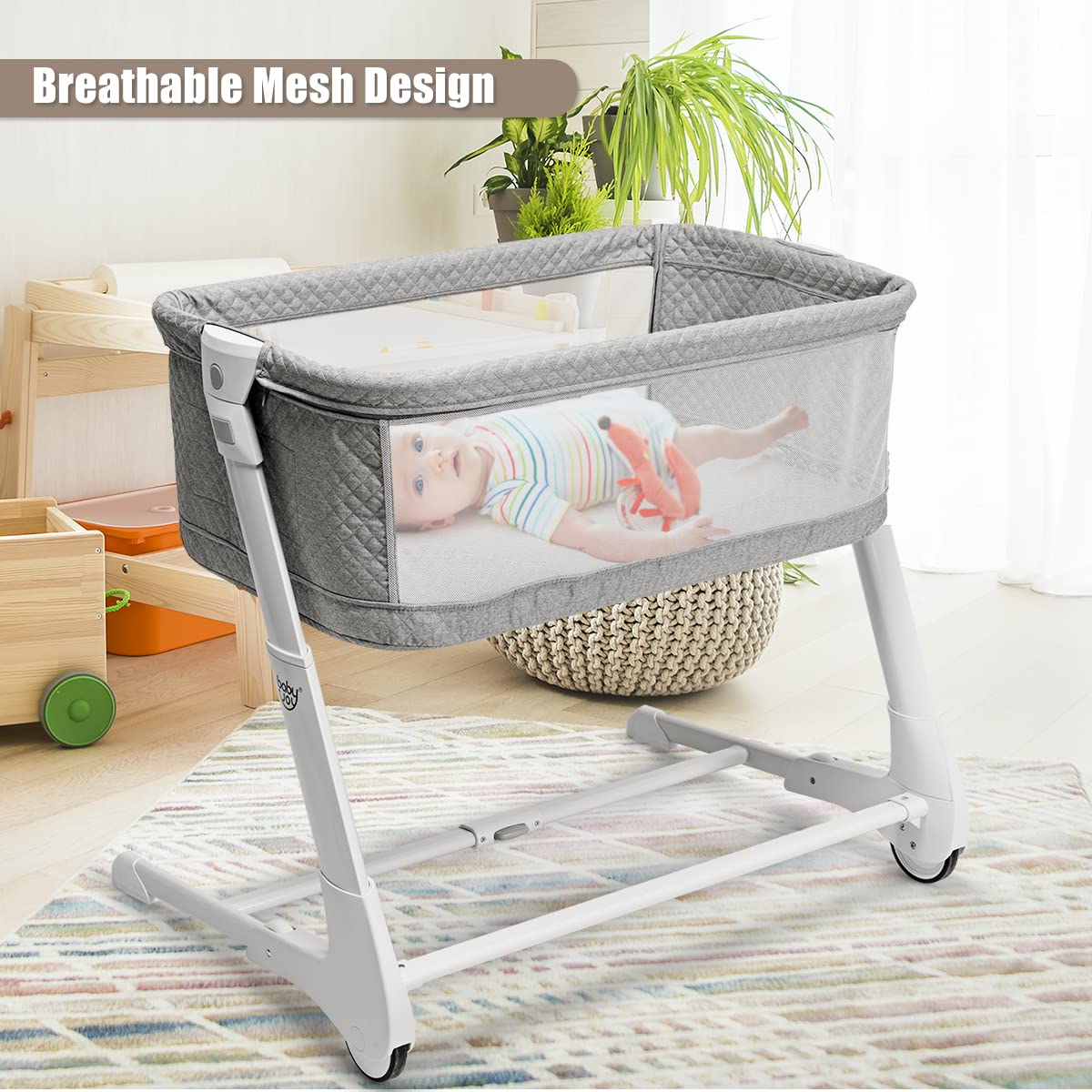 Baby Sleeper Bassinet with Mattress