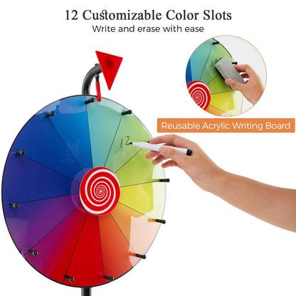 40 cm Prize Wheel with Folding Tripod Floor Stand