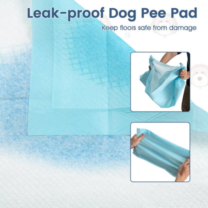 Dog and Puppy Pee Pads 90 x 60 cm(150 Counts) 6-Layer Leak-Proof Pet Pads