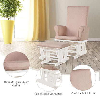 Nursing Glider and Footstool