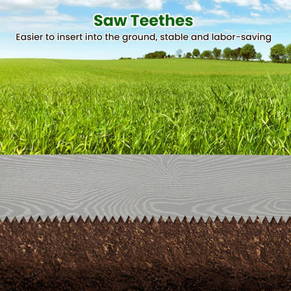 6-Pack 600 cm Galvanized Metal Landscape Edging for Lawn Yard