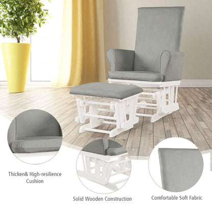 Reclining Maternity Chair with Padded Cushions