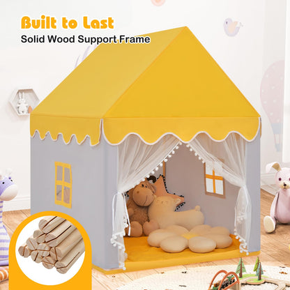Kids Play Tent with Padded Mat Indoor Playhouse