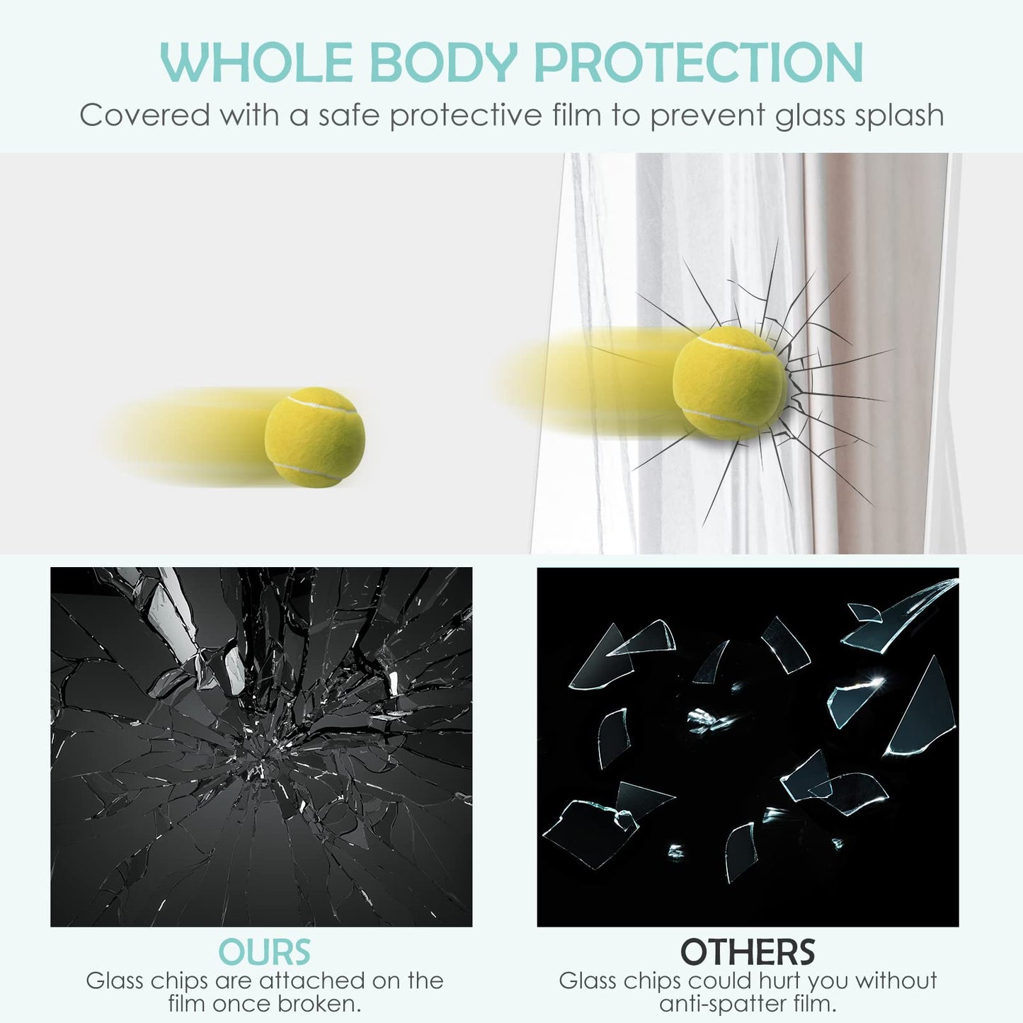 160 x 37 cm Free-standing Full Length Mirror