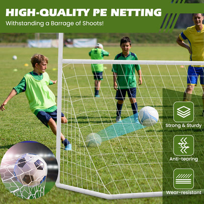 2 in 1 Football Training Equipment with 4 Ground Stakes and 18 Bungee Ropes