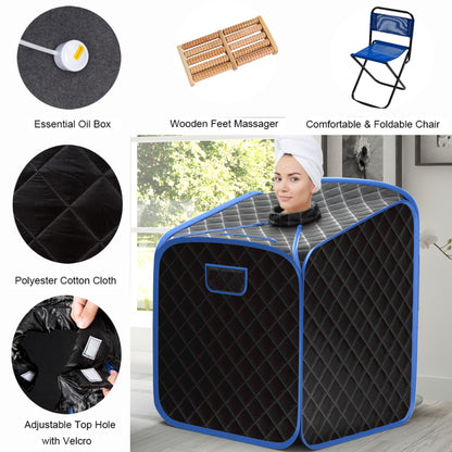 Portable Steam Sauna Tent Private Sauna Spa with Adjustable Temperature