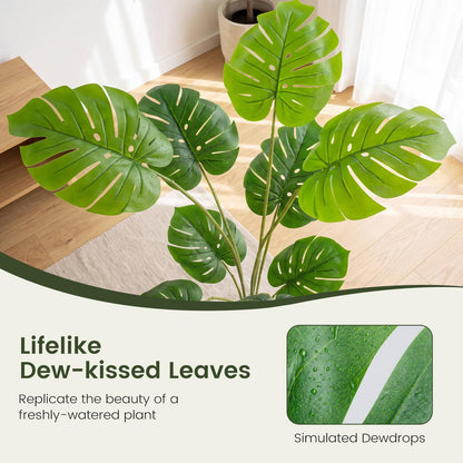 120 cm Artificial Monstera Deliciosa Plant in Pot