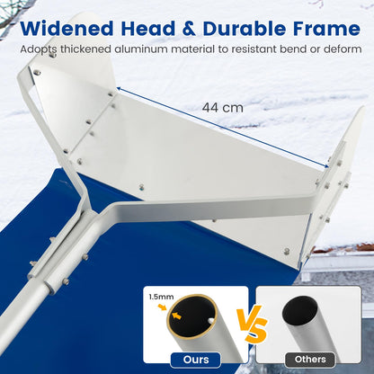 Roof Rake Snow Removal Aluminum Snow Roof Rake with 624 Max Length